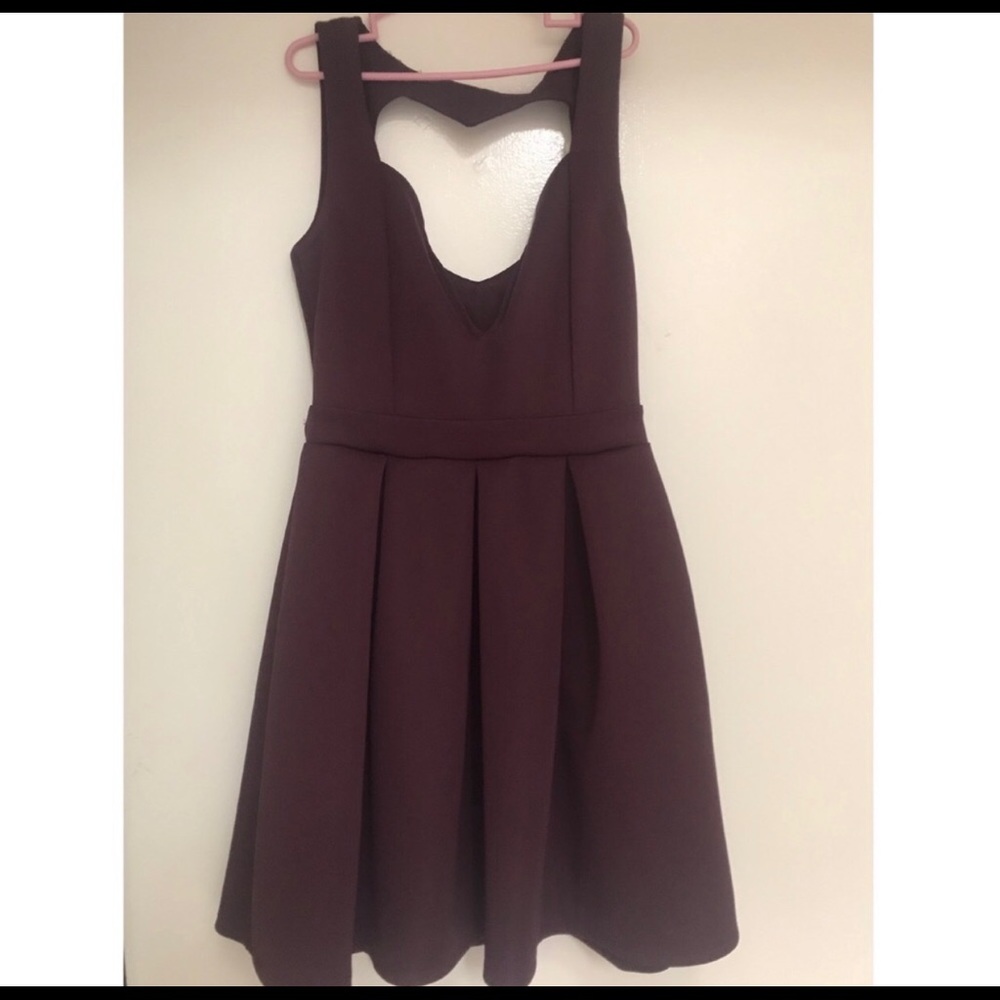 Charlotte Russe Heart Skater Dress